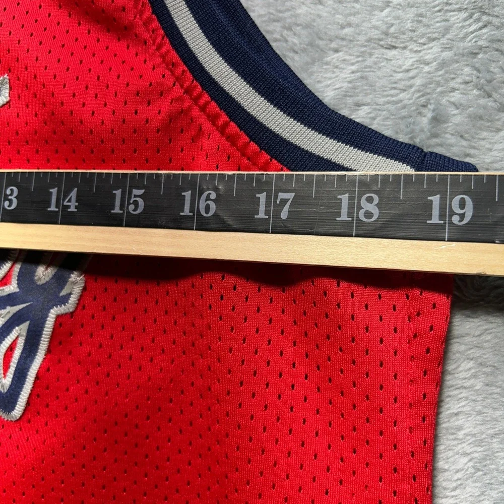 Nike New Jersey Nets Kenyon Martin 6 NBA‎ Jersey Red Youth Large Length Vintage